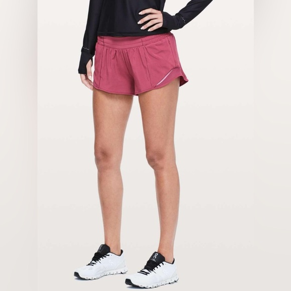 Lululemon Hotty Hot Short II 2.5” Velvet Dust Rose Pink Sz 6 NWT Retired Edition - Picture 2 of 10